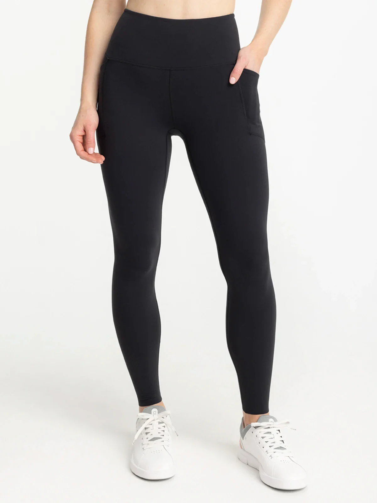 Everyday High-Waisted Leggings with Hip Pockets