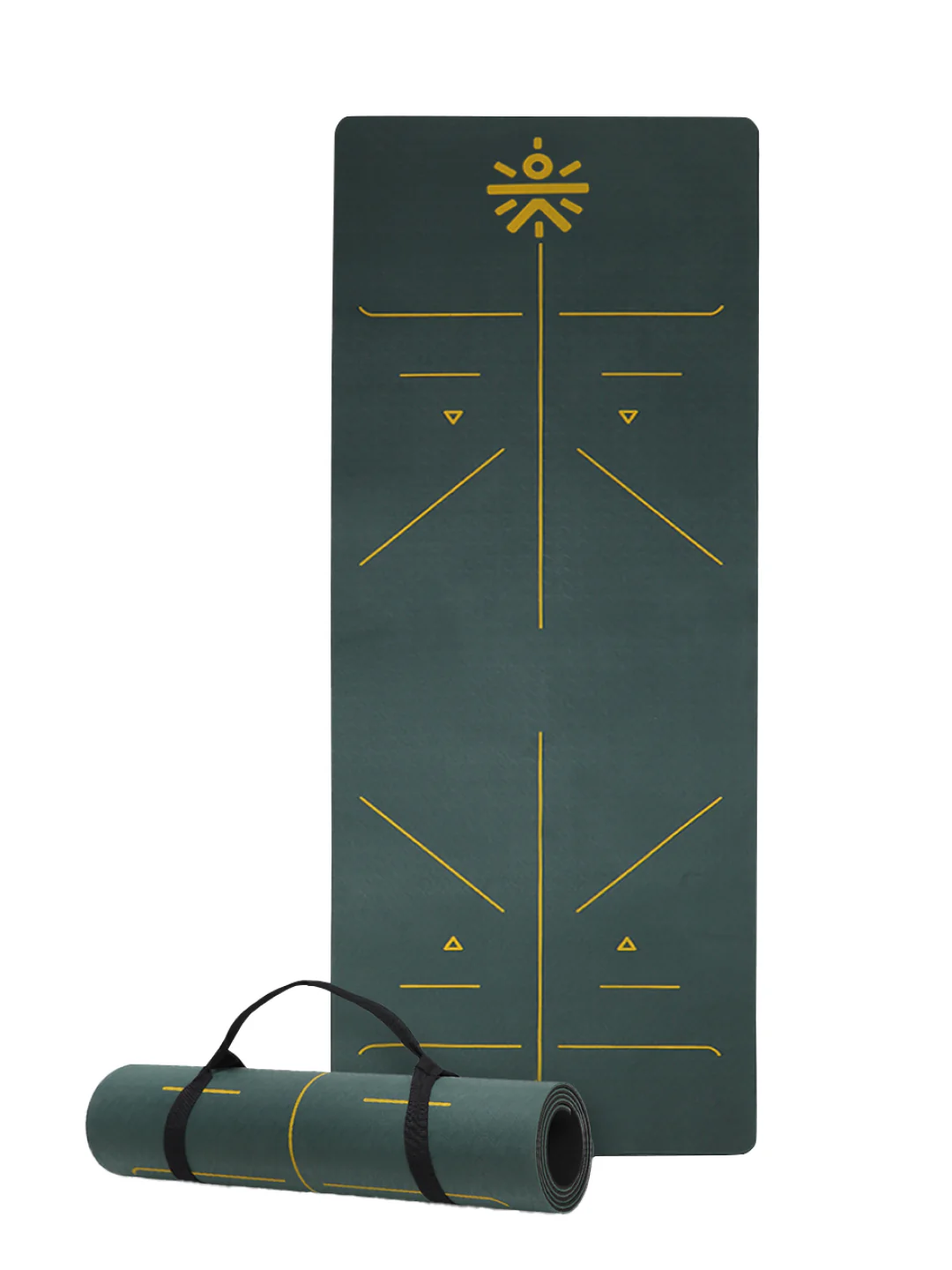 Premium Yoga Mat with Alignment Lines